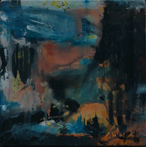 Tibet I van Cristina Fuentes, Schilderij te koop op Singulart