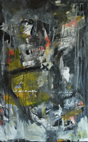 Hay que mantener los locos en el camino by Cristina Fuentes, Painting for Sale on Singulart
