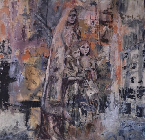 Custodes Liminis van Cristina Fuentes, Schilderij te koop op Singulart