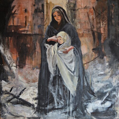 Elegia Lactis di Cristina Fuentes, Pittura in vendita su Singulart