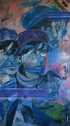 Artaud y la danza de los Tarahumaras de Cristina Fuentes, Pintura a la venta en Singulart