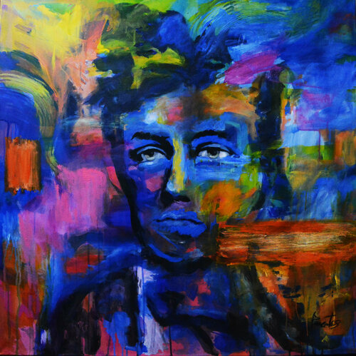 Rimbaud ( Vientos Inefables) von Cristina Fuentes, Malerei kaufen auf Singulart