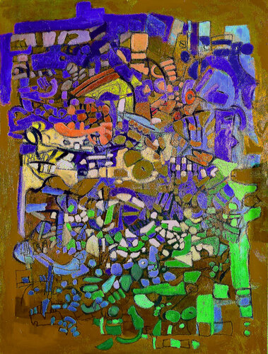 Bury The hatchet van Lahra Nelson, Schilderij te koop op Singulart