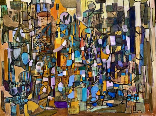 A Gathering van Lahra Nelson, Schilderij te koop op Singulart