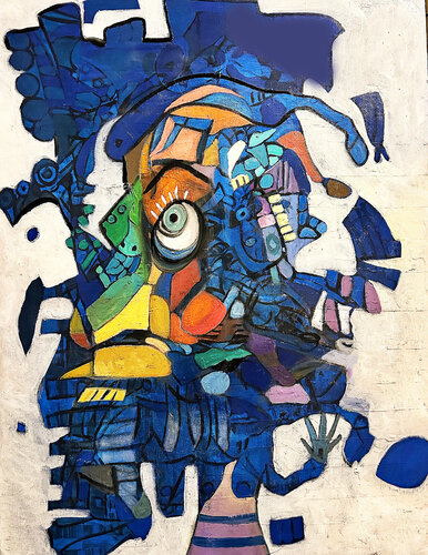 An Observer van Lahra Nelson, Schilderij te koop op Singulart