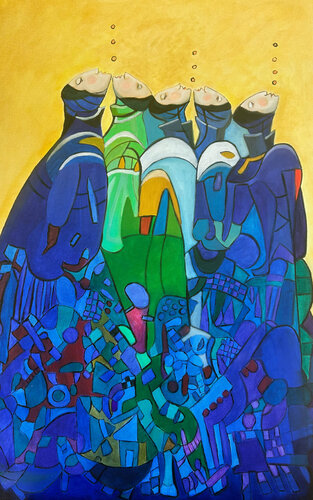 Sisters van Lahra Nelson, Schilderij te koop op Singulart