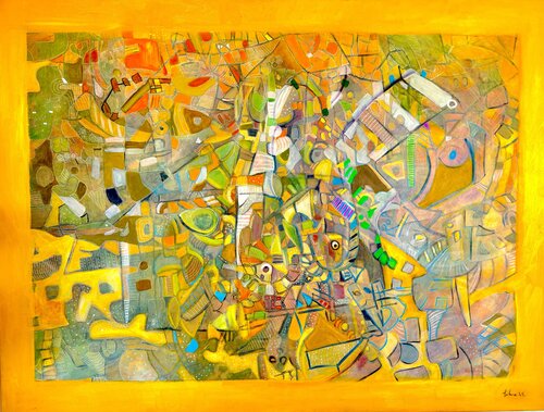 How I feel when love. van Lahra Nelson, Schilderij te koop op Singulart