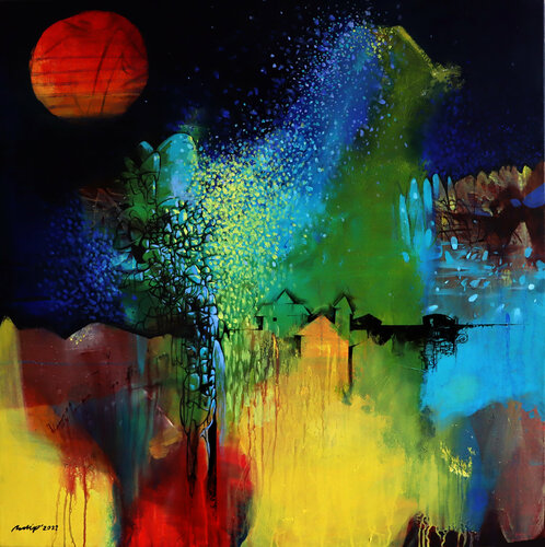 Magical Moments de Pradip Sengupta, Pintura a la venta en Singulart