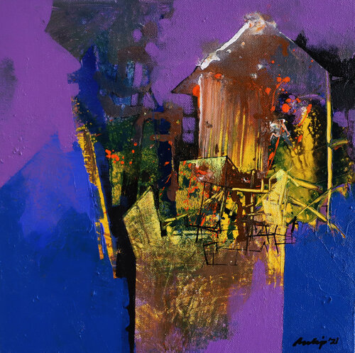 Untitled-20 van Pradip Sengupta, Schilderij te koop op Singulart