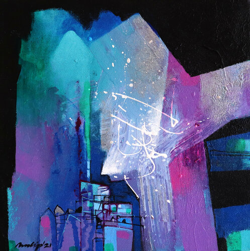 Untitled-27 di Pradip Sengupta, Pittura in vendita su Singulart