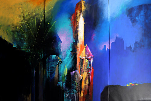 Dream to Reality di Pradip Sengupta, Pittura in vendita su Singulart