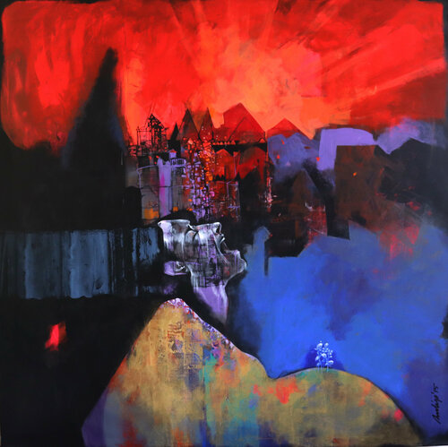 Scream von Pradip Sengupta, Malerei kaufen auf Singulart