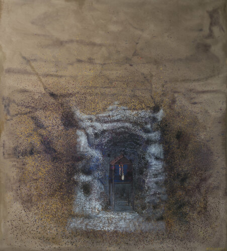 Eikonostasi in the rock van KONSTANTINOS NTAOULAS, Schilderij te koop op Singulart
