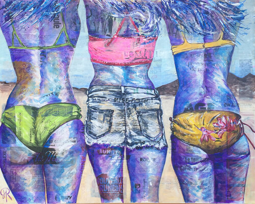 Les Nanas di Aimère, Pittura in vendita su Singulart