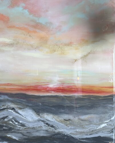 Sharing Secrets at Sunset by Erin Laughlin, Other Media for Sale on Singulart