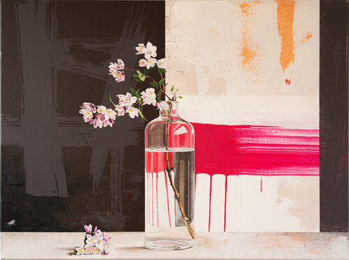 "Abstrakt Flowers" van Patrick Piccinelli, Schilderij te koop op Singulart