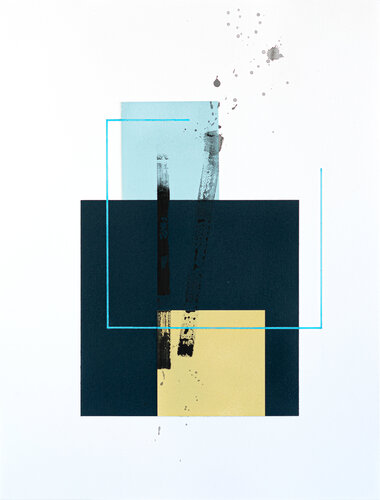 "Peaceful Rainy Day" van Patrick Piccinelli, Werk op papier te koop op Singulart