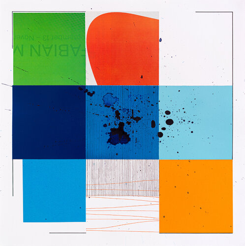 "Blue Cross" von Patrick Piccinelli, Werk auf Papier kaufen auf Singulart