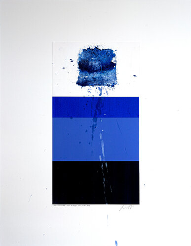 "River At Night" de Patrick Piccinelli, Obra en papel a la venta en Singulart