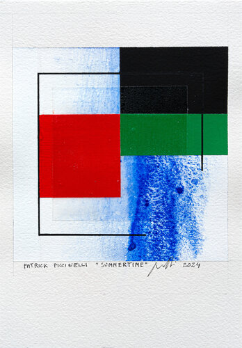 "Summertime" par Patrick Piccinelli, Œuvre sur papier en vente sur Singulart