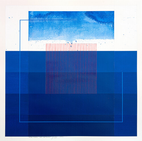 "West Coast Blues" by Patrick Piccinelli, 油畫 for Sale on Singulart