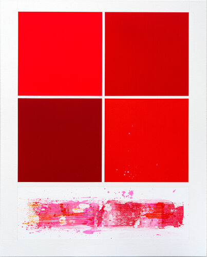 "3 Cherries In My Hand version 2" di Patrick Piccinelli, Pittura in vendita su Singulart