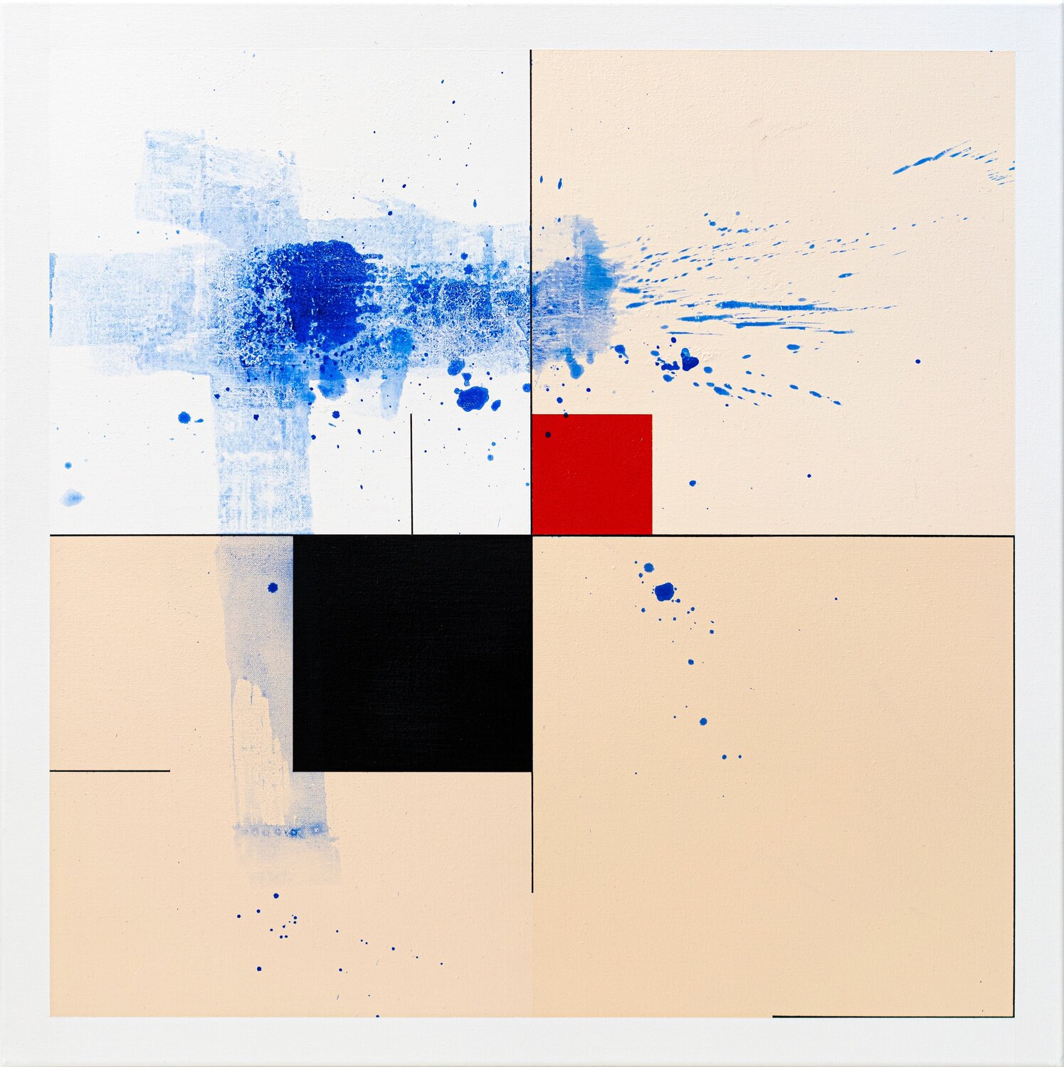 "Like A Splashed Mondrian, version1" Patrick Piccinelli