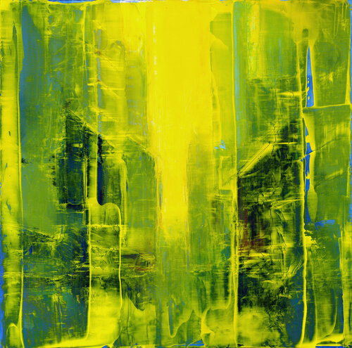 Soleil vert 2 di Luc Andrieux, Pittura in vendita su Singulart