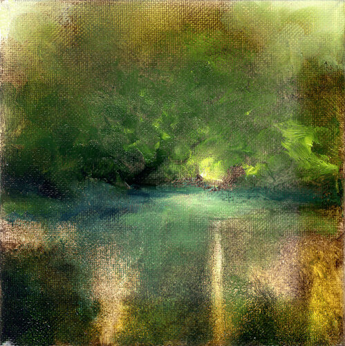 Nature secrète 2 di Luc Andrieux, Pittura in vendita su Singulart