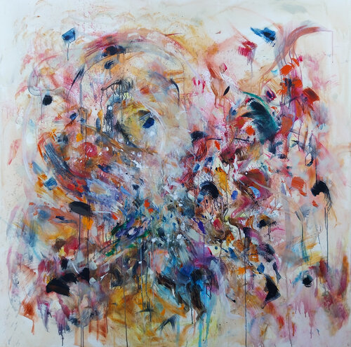 Poésie 4 van Luc Andrieux, Schilderij te koop op Singulart