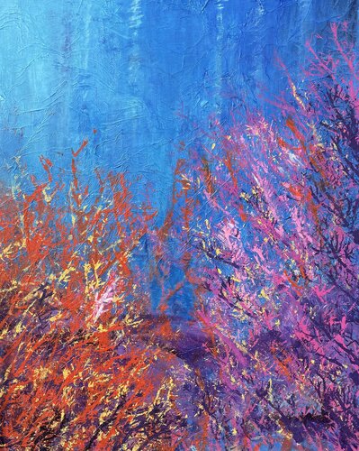 Korallenblüte de Maura Patrizia Zoller, Pintura a la venta en Singulart
