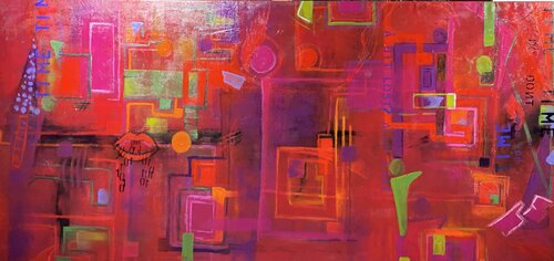 time to get real-1 von Roshanak Khalilian, Malerei kaufen auf Singulart
