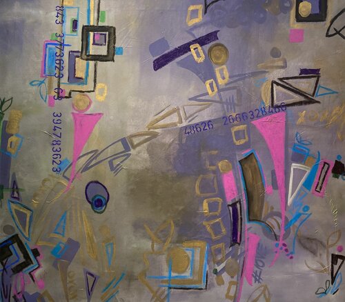essence of existence van Roshanak Khalilian, Schilderij te koop op Singulart