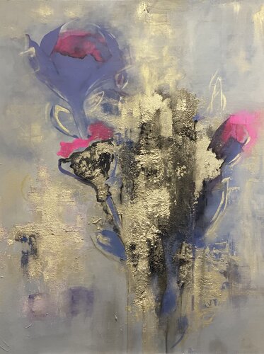 UNTITLED; 2425-1002 de Roshanak Khalilian, Pintura a la venta en Singulart