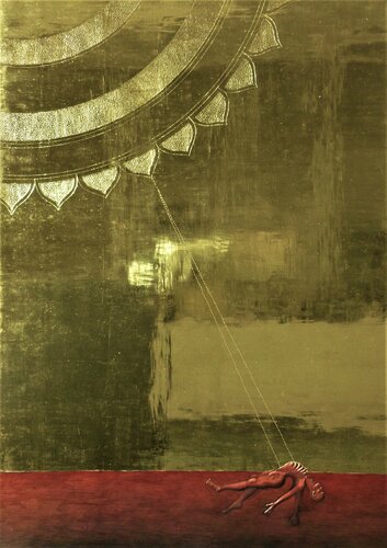 Elements: The Creation of Man de Lara Broecke, Pintura a la venta en Singulart
