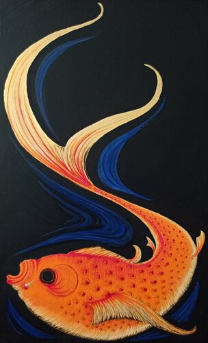 Carp 1 de Lara Broecke, Pintura a la venta en Singulart