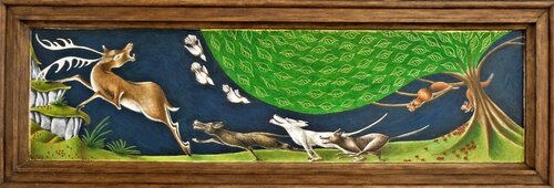 The Hunt di Lara Broecke, Pittura in vendita su Singulart
