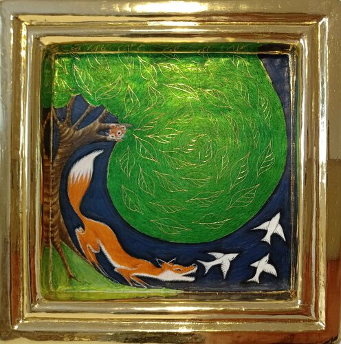 Fox 2 de Lara Broecke, Pintura a la venta en Singulart