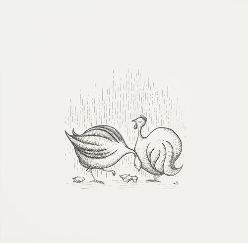 The Proud Father van Lara Broecke, Tekening te koop op Singulart