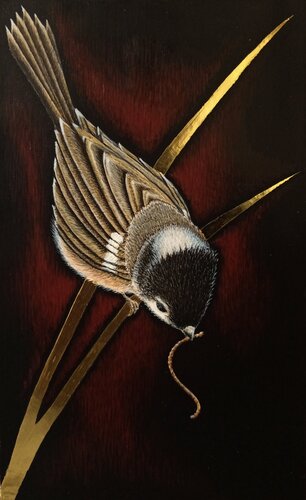 The Early Bird by Lara Broecke, Painting for Sale on Singulart
