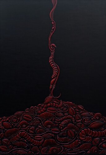 Genesis 6: Let the earth bring forth every kind of living creature van Lara Broecke, Schilderij te koop op Singulart