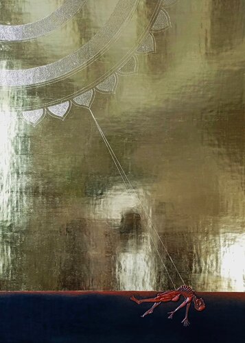 The Creation of Man 2 van Lara Broecke, Schilderij te koop op Singulart