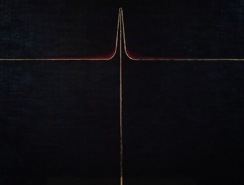 When Epicurus Reached into the Void de Lara Broecke, Pintura a la venta en Singulart