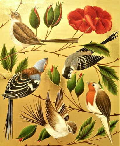 A Nightingale Sang de Lara Broecke, Pintura a la venta en Singulart