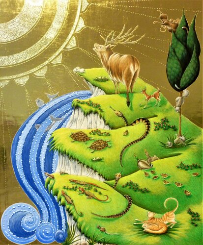 Morning on the Sixth Day de Lara Broecke, Pintura a la venta en Singulart