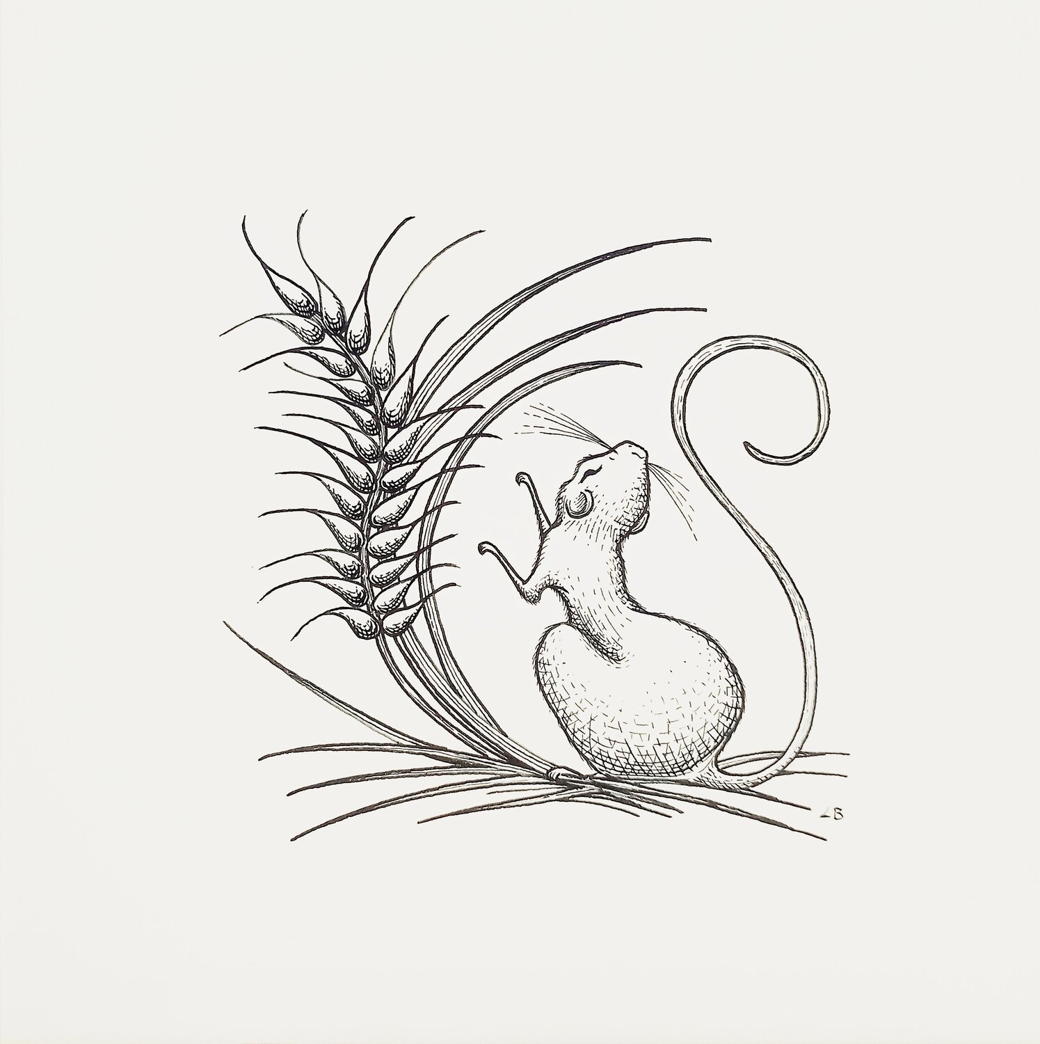 Mouse in the Wheat Lara Broecke