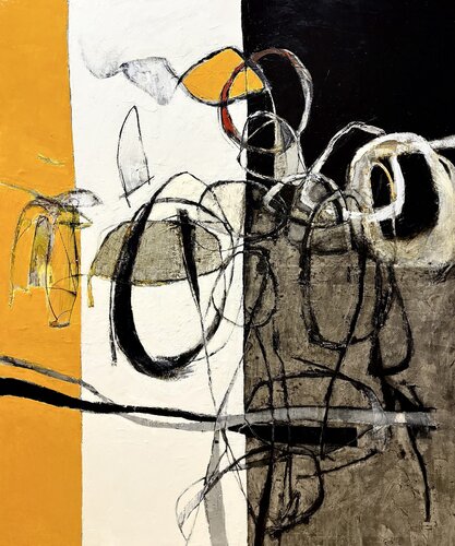 Split Frequency van Movses Poghosyan, Schilderij te koop op Singulart