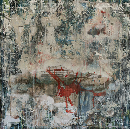 Paisaje con pez by Pablo Egea, Painting for Sale on Singulart
