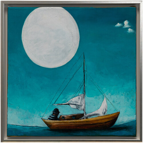 Vollmondfahrt di Lezzueck Coosemans, Pittura in vendita su Singulart