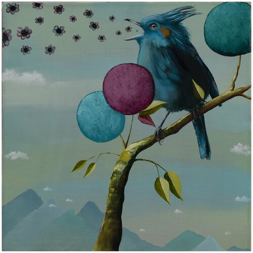 Serie Hoffnungsgabe | Vogelgesang di Lezzueck Coosemans, Pittura in vendita su Singulart